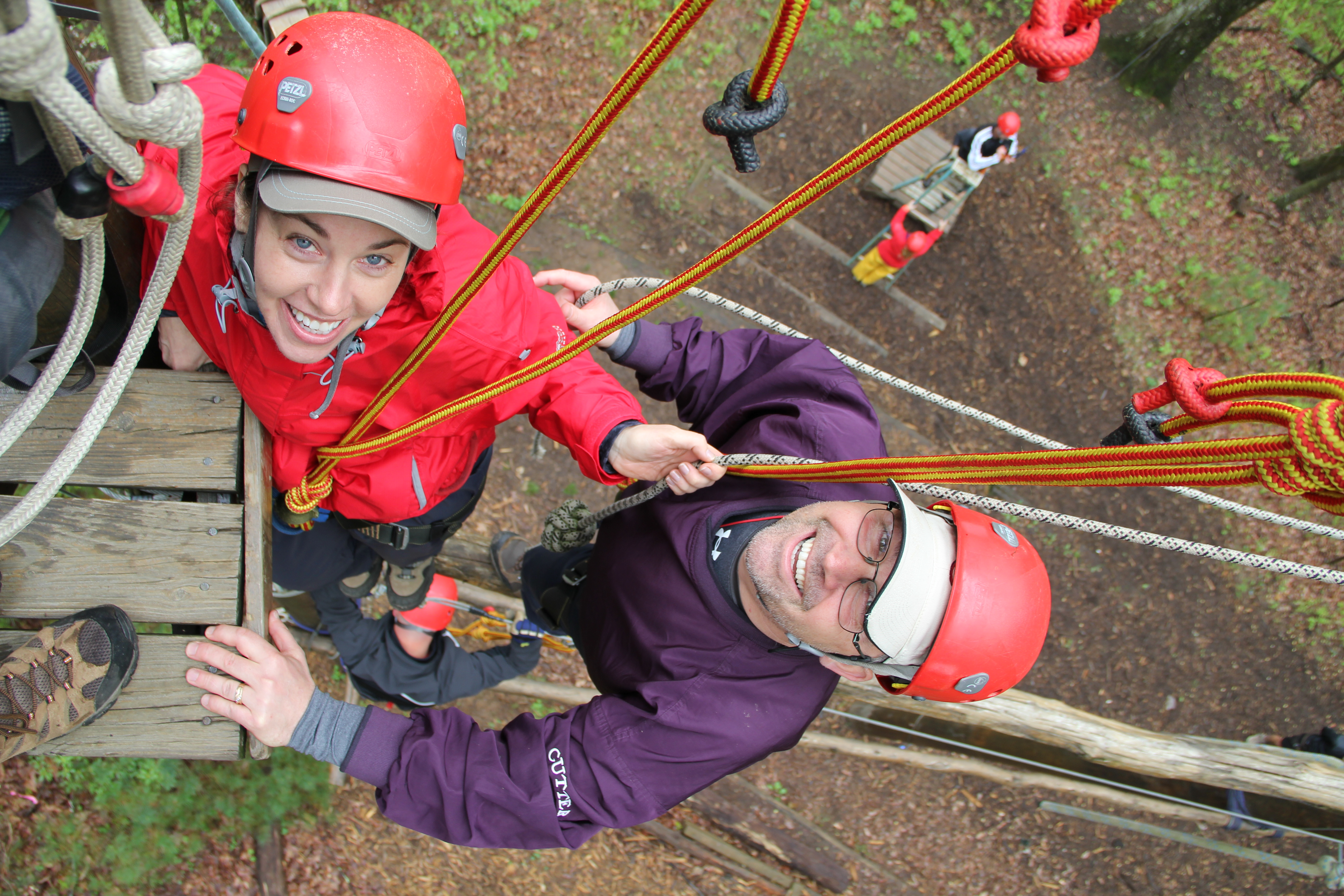 High ropes course initiative for professionals