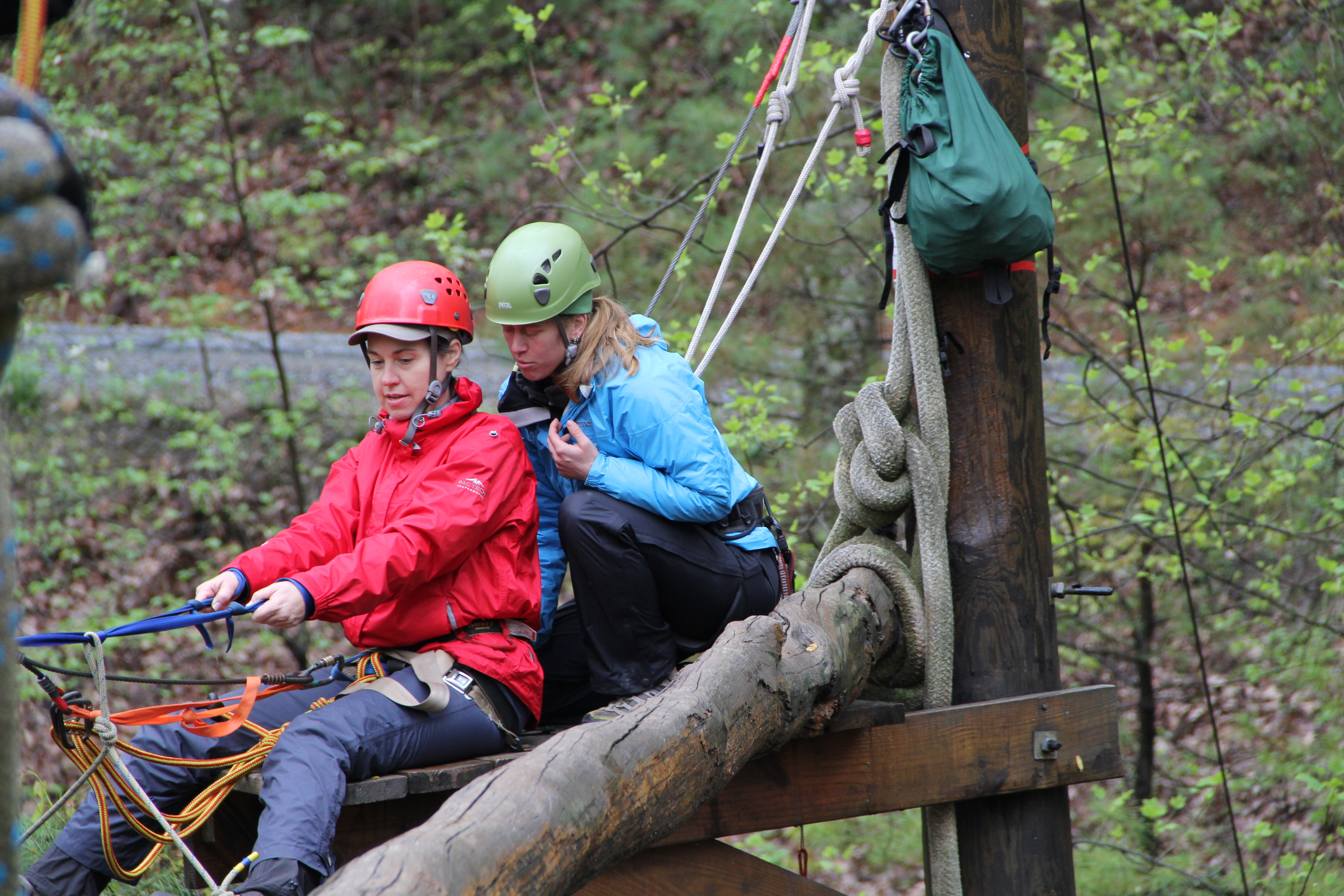 High ropes course challenge